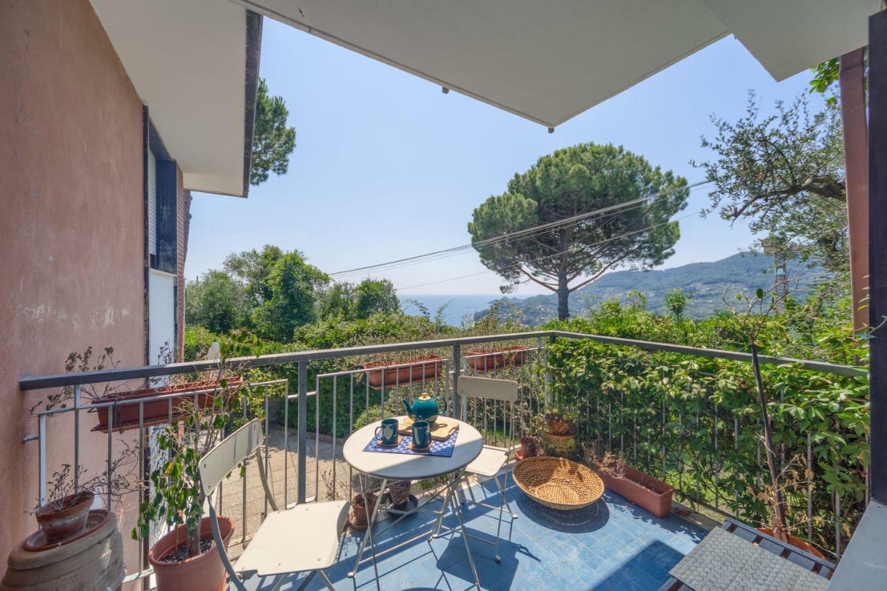 Casa Anna Sea View, Pool, Parking & Wifi Apartment Рапало Екстериор снимка